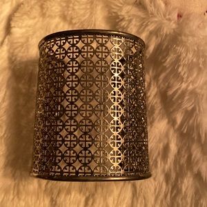PRELOVED TORY BURCH SILVER TONE CUFF BRACELET